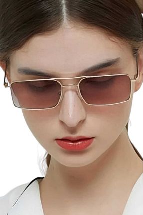 عینک آفتابی قهوه ای زنانه UV400 Trenderrs - کد 835806181