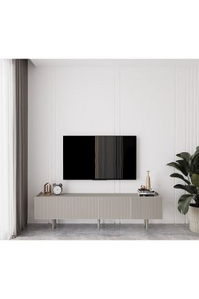 میز و پایه تلویزیون بژ MDF enwood - کد 824600912