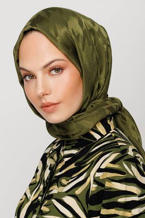 شال خاکی زنانه پنبه ای VALORSCARF - کد 835867372