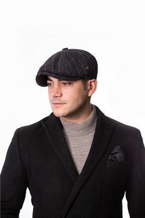 کلاه طوسی زنانه پشمی mercantoptan - کد 204863561