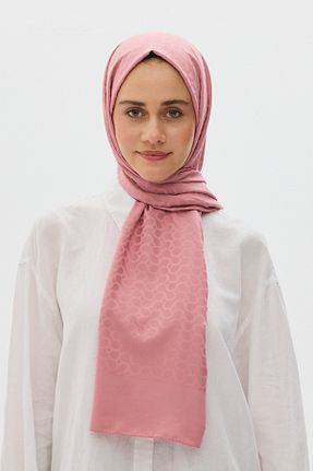 شال صورتی زنانه پنبه پلی استر Mira İpek - کد 835896896