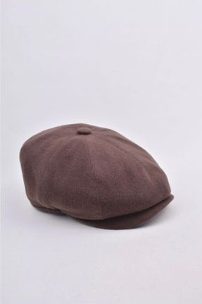 کلاه قهوه ای زنانه پشمی کد 176127907