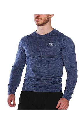 تیشرت اسپرت سرمه ای مردانه اسلیم MUSCLECLOTH - کد 741572448