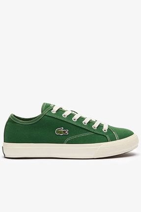 کفش اسنیکر سبز مردانه بند دار Lacoste - کد 835920280