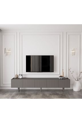 میز و پایه تلویزیون طوسی MDF enwood - کد 824365990