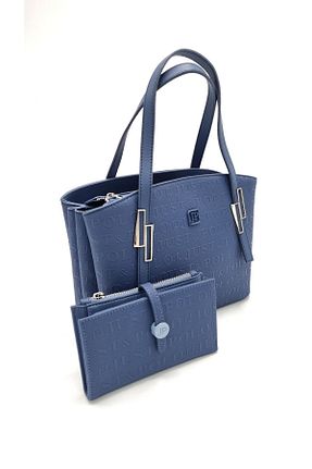 کیف دوشی آبی زنانه چرم مصنوعی Just Polo - کد 359220568
