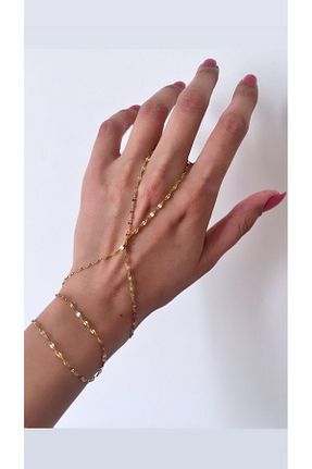 شاهمران جواهر طلائی زنانه روکش طلا NAİFTAKIAKSESUAR - کد 827840941