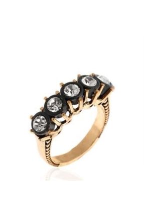 انگشتر جواهر طلائی زنانه کد 81077107
