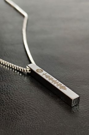 گردنبند جواهر متالیک مردانه استیل ضد زنگ کد 118684260