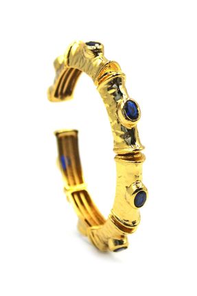 دستبند جواهر طلائی زنانه کد 446486869