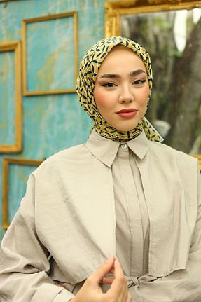 روسری سفید پنبه ای Silk Home - کد 828445343