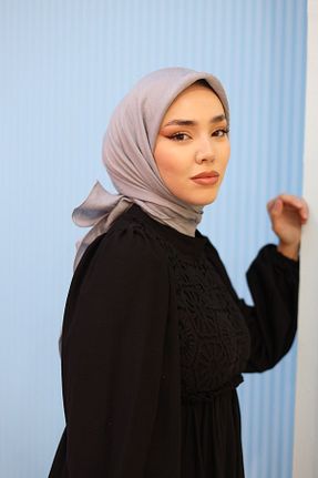 شال طوسی زنانه ویسکون Silk Home - کد 802842803