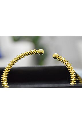 دستبند استیل (فولاد) طلائی زنانه استیل (فولاد) Gold Accessories - کد 811081755