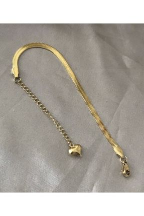 دستبند استیل طلائی زنانه استیل ضد زنگ کد 198308220