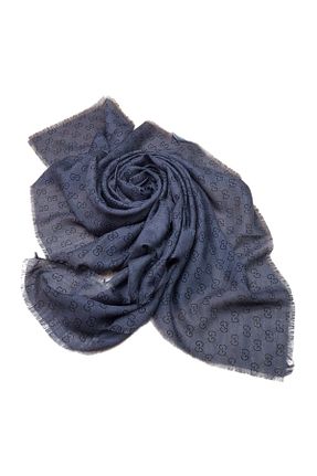 روسری آبی پنبه ای Han Ticarethane - کد 835744569