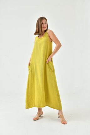 لباس بژ زنانه بافتنی اورسایز آستین-بلند کد 819474941