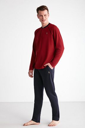ست لباس راحتی قهوه ای مردانه %100 پنبه U.S. Polo Assn. - کد 753036060