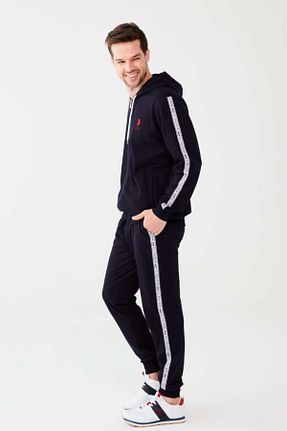 ست گرمکن سرمه ای مردانه پنبه ای U.S. Polo Assn. - کد 759359264
