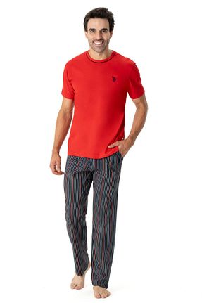 ست لباس راحتی قرمز مردانه پنبه ای U.S. Polo Assn. - کد 808049465