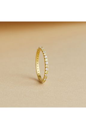 انگشتر نقره رنگی زنانه زیرکن Akgül Silver - کد 835855000