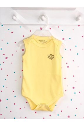بادی نوزادی زرد بچه گانه کد 39595055
