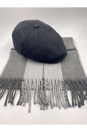 کلاه طوسی مردانه mercantoptan - کد 72943326