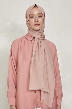شال بژ زنانه پنبه ای KALİLA - کد 75228672