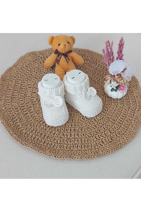 پاپوش بژ بچه گانه پشم BEGİN - کد 835913594