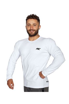 تیشرت سفید مردانه یقه دوچرخه MUSCLECLOTH - کد 43921339