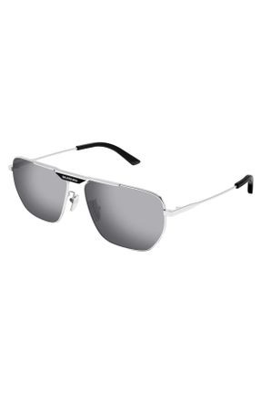 عینک آفتابی مردانه 61 UV400 فلزی آینه ای هندسی کد 819652896