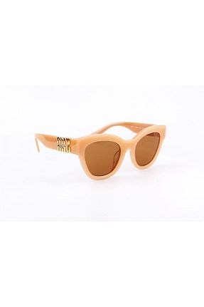 عینک آفتابی بژ زنانه UV400 Miu Miu - کد 821888508