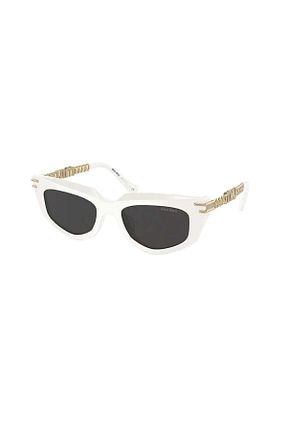 عینک آفتابی سفید زنانه UV400 Miu Miu - کد 821888455