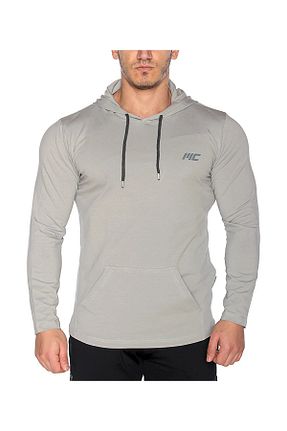 سوئیشرت طوسی مردانه ساده MUSCLECLOTH - کد 50388420