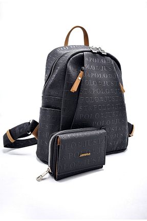کوله پشتی مشکی زنانه سایز متوسط Just Polo - کد 638798701