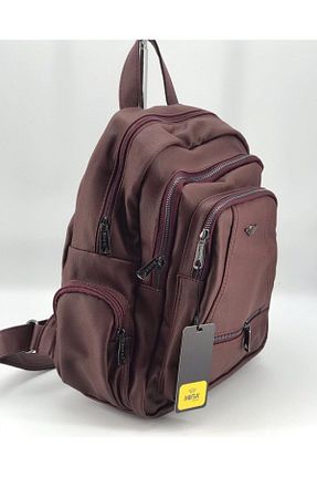 کوله پشتی زرشکی زنانه ابعاد بزرگ MEGA ÇANTA - کد 55417601