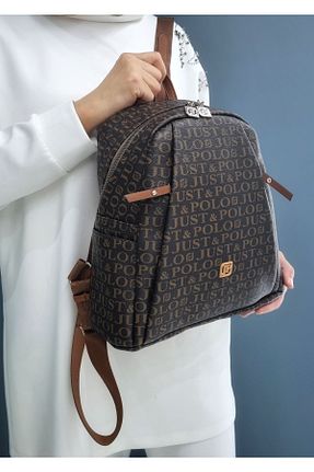 کوله پشتی قهوه ای زنانه سایز متوسط Just Polo - کد 662219805