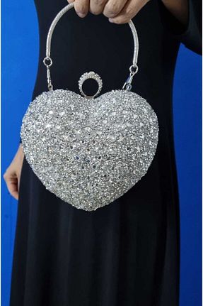کیف مجلسی زنانه فلزی çantamgelsin - کد 348439636