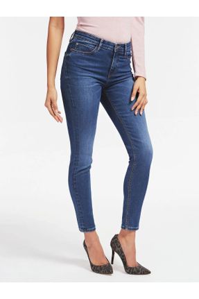 شلوار جین آبی زنانه پاچه لوله ای جین کد 242116708