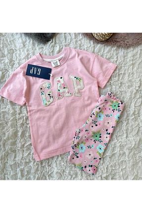 ست بالاتنه و پائین تنه صورتی بچه گانه بافتنی Butik - کد 831357684