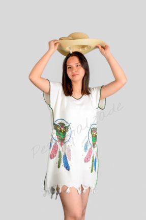 لباس ساحلی طوسی زنانه کد 825527405