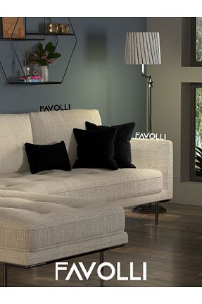 کوسن و روکش کوسن مشکی پلی استر FAVOLLİ - کد 739466946
