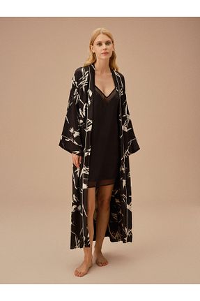 ربدوشام مشکی زنانه ساده Suwen - کد 835786525
