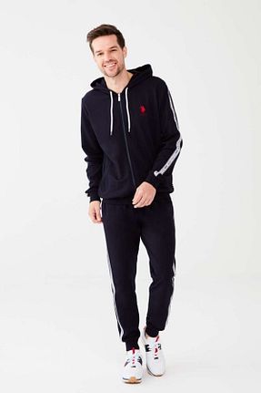 ست گرمکن سرمه ای مردانه پنبه ای U.S. Polo Assn. - کد 759359264