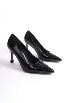 کفش استایلیتو مشکی پاشنه نازک NITU Shoes - کد 835863158