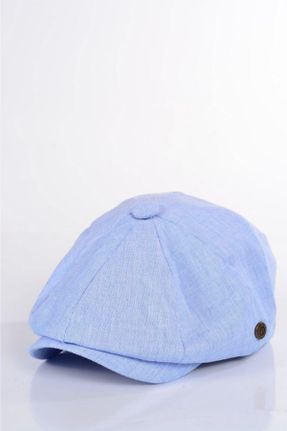 کلاه آبی زنانه پنبه (نخی) کد 664196114