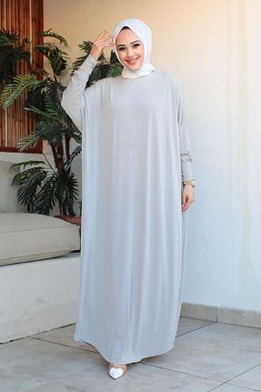 لباس حجاب طوسی زنانه Relaxed Genel Markalar - کد 835535636