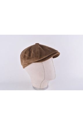 کلاه قهوه ای زنانه مخملی کد 140821964