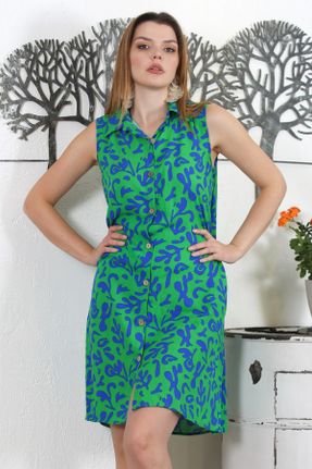 لباس سبز زنانه بافتنی رگولار کد 812741833