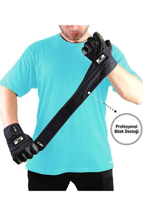 دستکش وزنه مشکی MUSCLECLOTH - کد 50115296