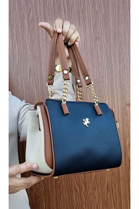 کیف دوشی سرمه ای زنانه چرم مصنوعی GP GUES POLO - کد 753058428